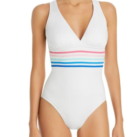 New - La Blanca one piece bathing suit - size 12 - Picture 1 of 8